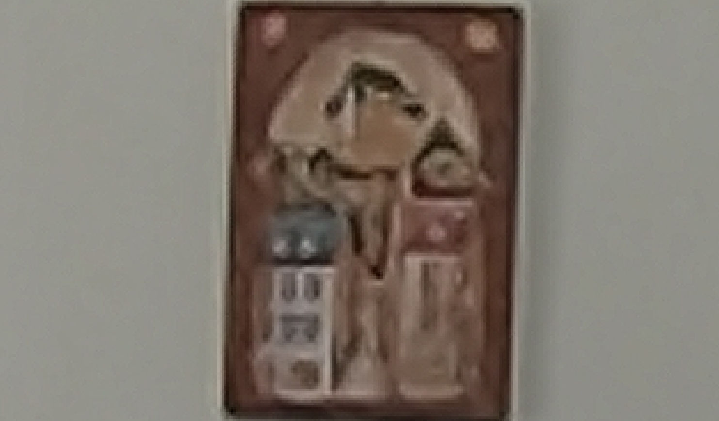 Cropped wood carving from 8K image