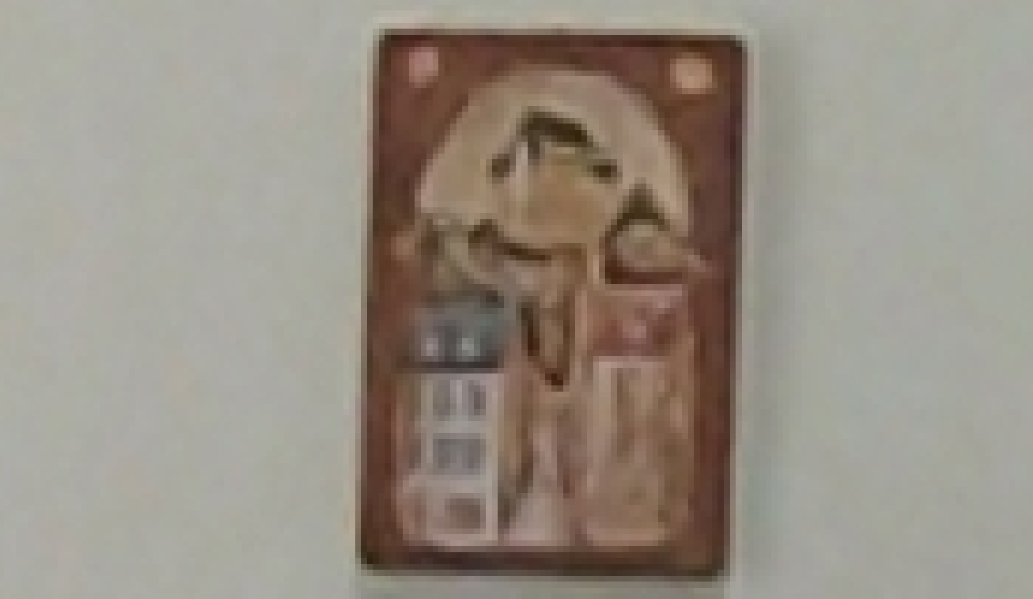 Cropped wood carving from 4K image