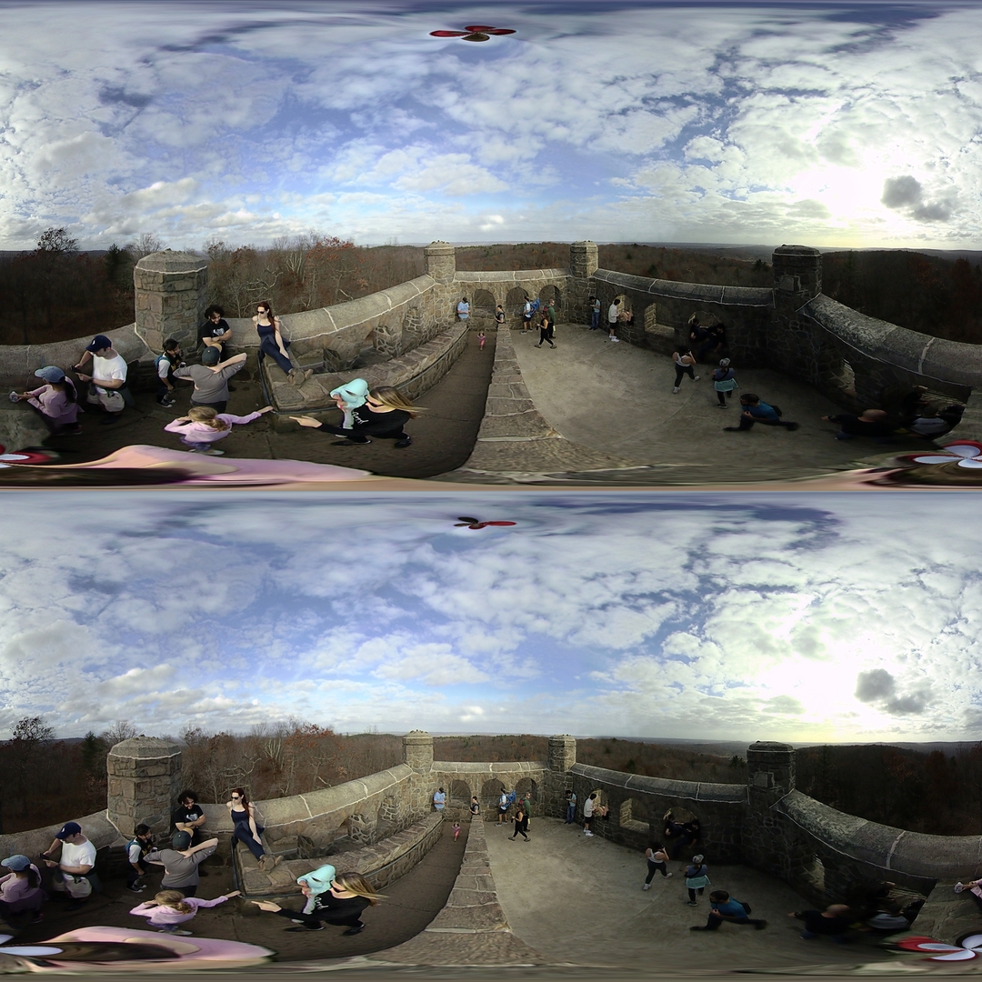 Corrected horizon line